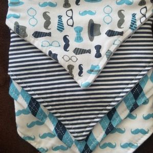 4 pack bandana bibs